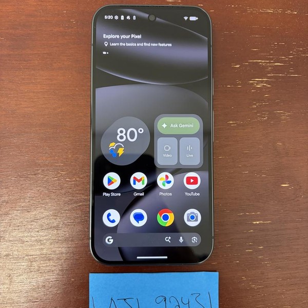 Google Pixel 10 Pro - Verizon, 128 GB, Obsidian, G4QUR