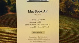 Mint
													MacBook Air 2020 - 13" - Apple M1, Silver, 256 GB, 8 GB, photo 4 of 11