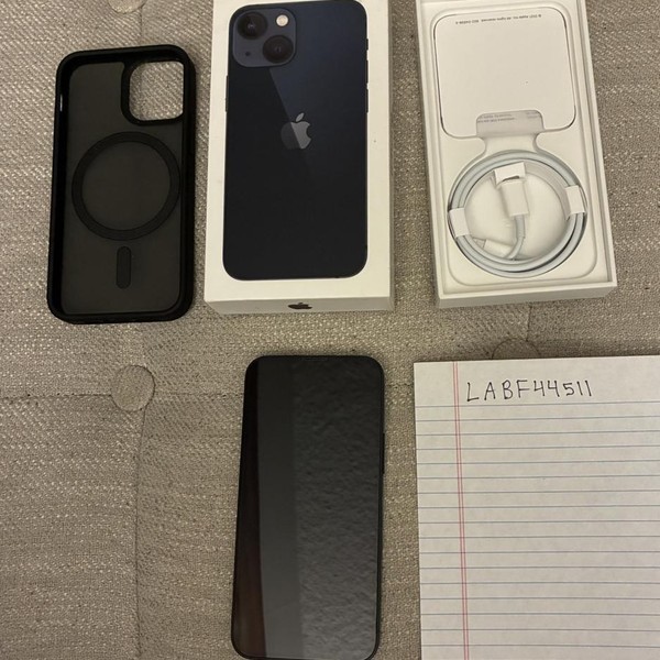 Apple iPhone 13 Mini - Unlocked, 128 GB, Midnight, A2481