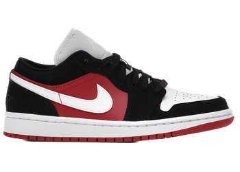 Jordan 1 Low Black White Gym Red (Women's) for sale