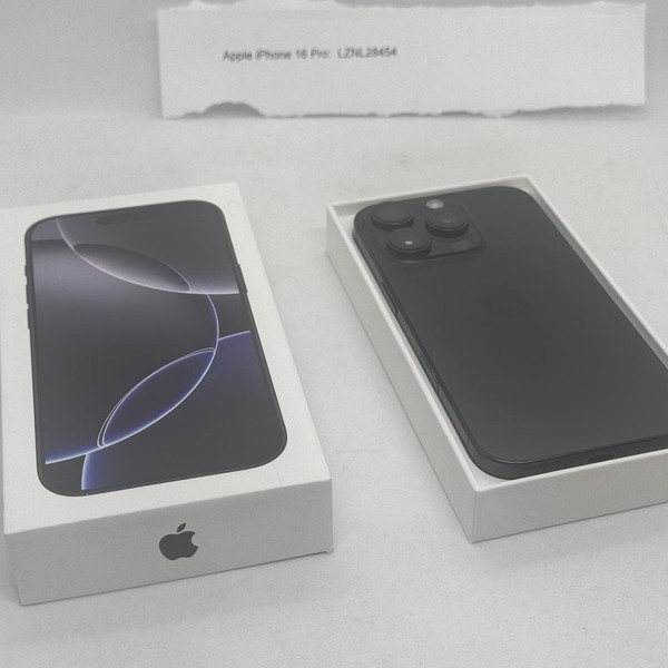 Apple iPhone 16 Pro - Unlocked, 256 GB, Black, A3083