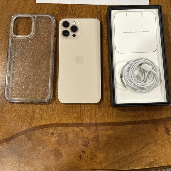Apple iPhone 12 Pro Max - Unlocked, 128 GB, Gold, A2342