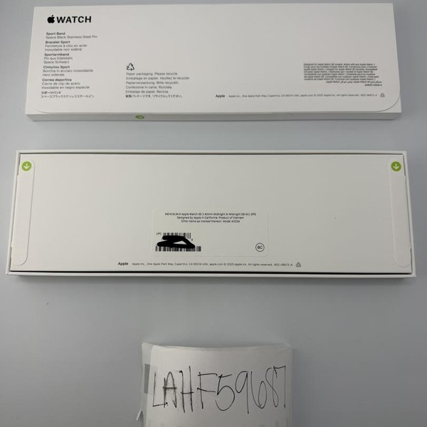 Apple Watch SE (3rd Gen) 40mm - Midnight, A3324 - GPS