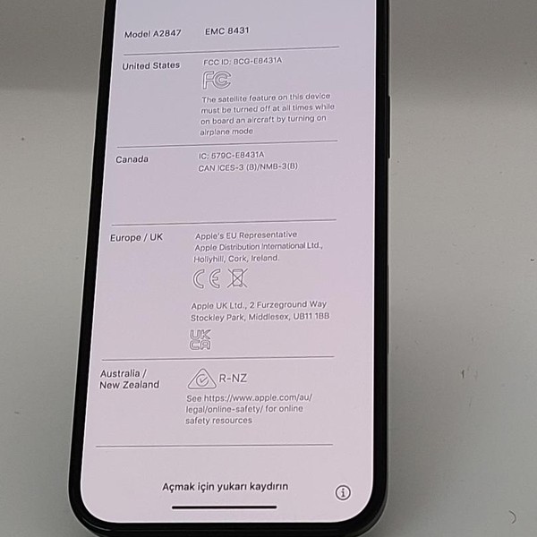 Apple iPhone 15 Plus - AT&T, 128 GB, Black, A2847