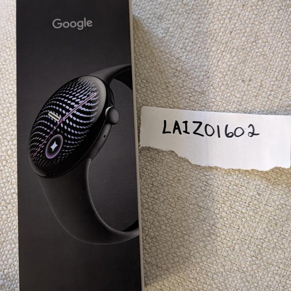 Google Pixel Watch 5 - Wi-Fi, Black, 45mm, Wi-Fi