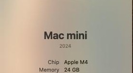 Good
													Mac Mini 2024 - Apple M4, 512 GB, 24 GB, photo 5 of 5