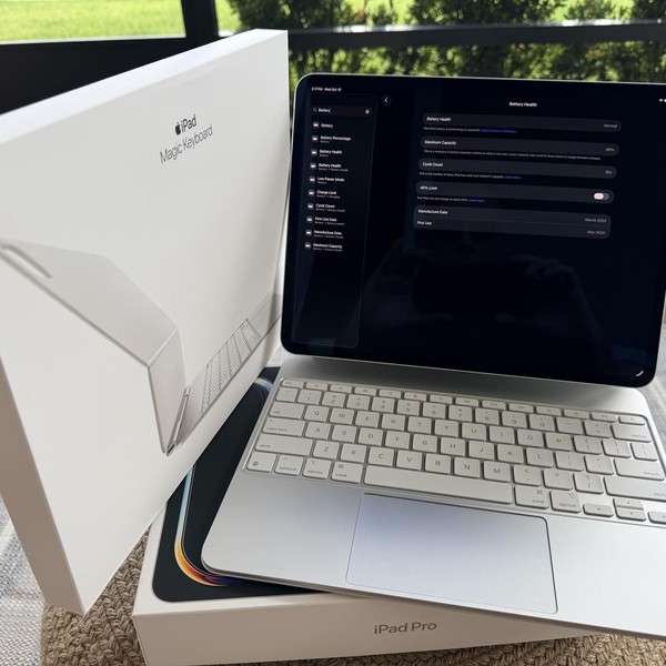 Apple iPad Pro 13 inch (M4) 2024 - Wi-Fi, 1 TB, Silver, 16 GB, A2925, Standard Glass