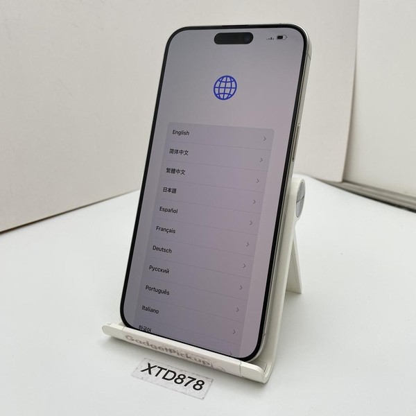 Apple iPhone 15 Pro Max - Unlocked, 256 GB, White, A2849