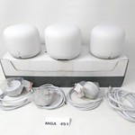 Mint Google Nest WiFi Mesh Router - Snow, 1 Router, 2 Nest Points