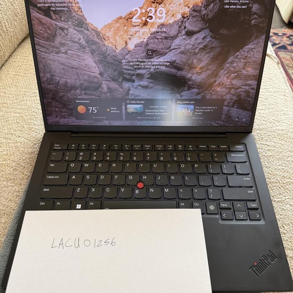 Lenovo ThinkPad X1 Carbon (12th Gen) - Wi-Fi, 512 GB, Black, 16 GB, Intel Core Ultra 5