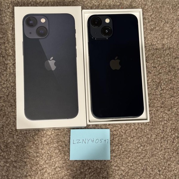 Apple iPhone 13 Mini - Unlocked, 128 GB, Midnight, A2481