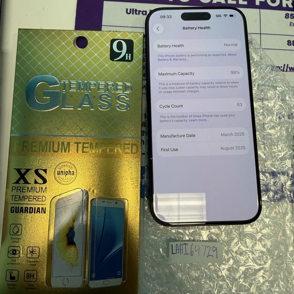 Apple iPhone 15 Pro - Unlocked, 256 GB, Blue, A2848