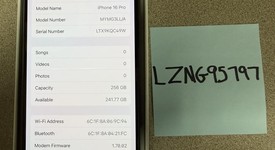 Good
													Apple iPhone 16 Pro - Unlocked, Black, 256 GB, A3083, photo 4 of 6