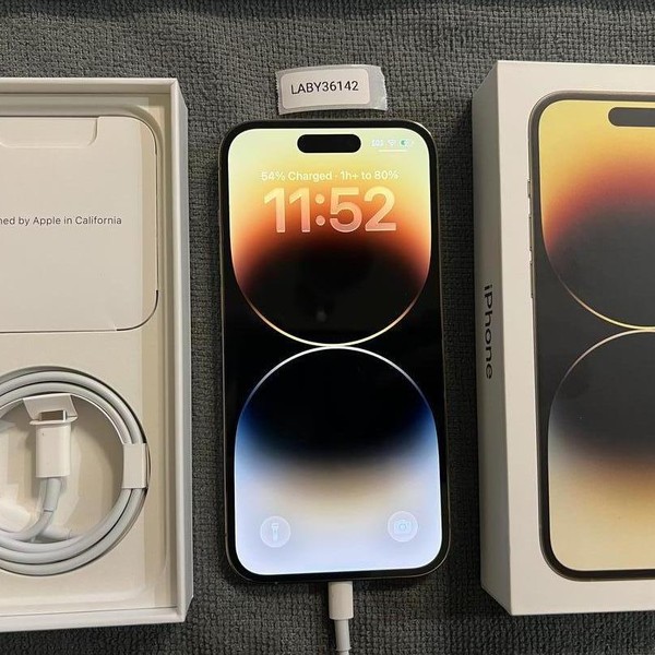 Apple iPhone 14 Pro - Unlocked, 128 GB, Gold, A2650