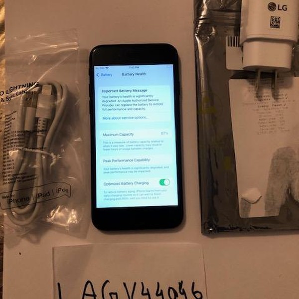 Apple iPhone 7 - Unlocked, 32 GB, Black, A1660