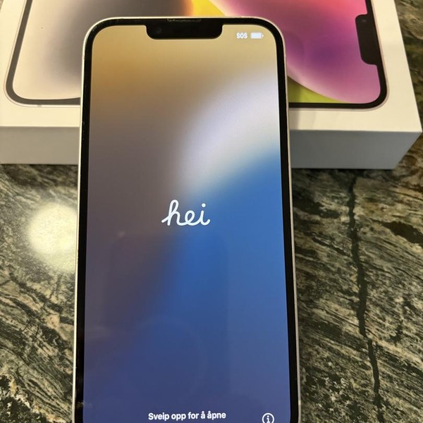 Apple iPhone 14 - Unlocked, 128 GB, Starlight, A2649