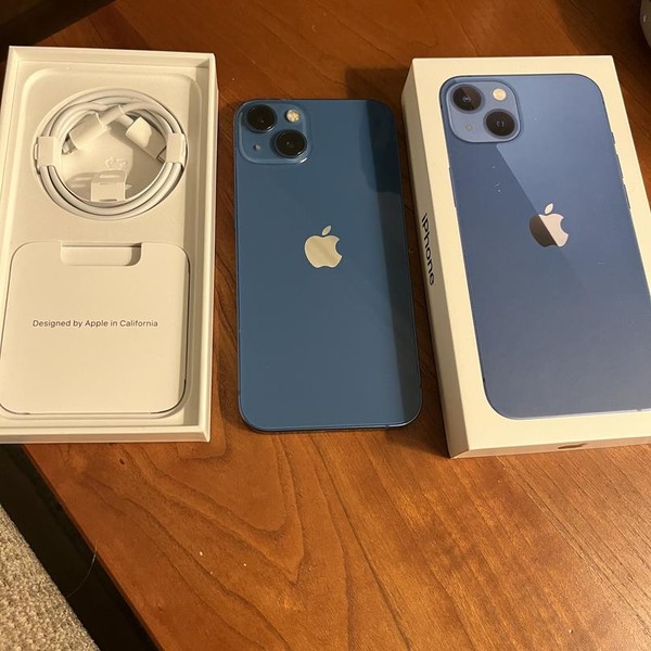 Apple iPhone 13 - Unlocked, 128 GB, Blue, A2482