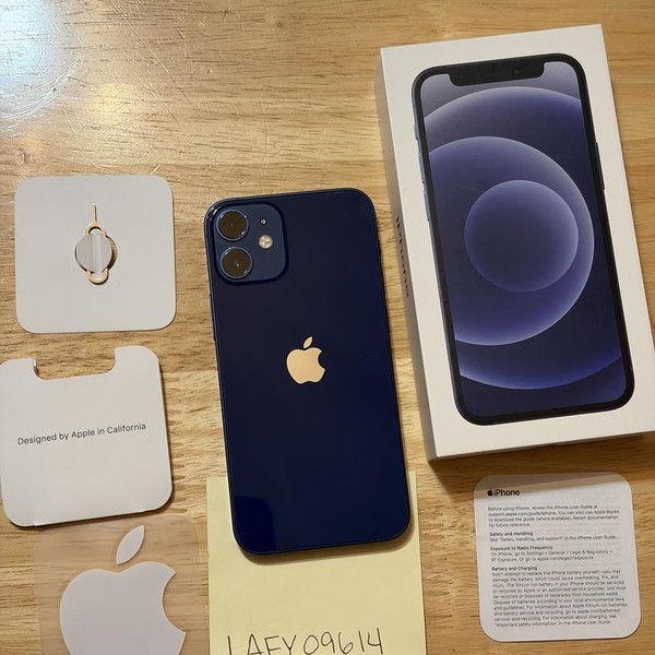 Apple iPhone 12 Mini - Unlocked, 64 GB, Blue, A2176