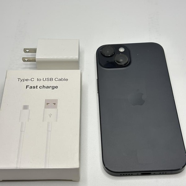 Apple iPhone 15 - Unlocked, 256 GB, Black, A2846