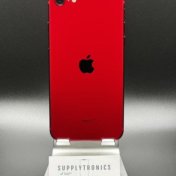 Apple iPhone SE 3rd Gen 2022 - Unlocked, 128 GB, Red, A2595