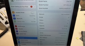 Good
													Apple iPad Air - Unlocked, Gray, 32 GB, photo 4 of 5