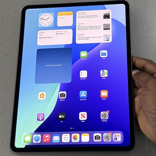 Apple iPad Pro 13 inch (M4) 2024 - Wi-Fi, 512 GB, Black, 8 GB, A2925, Standard Glass