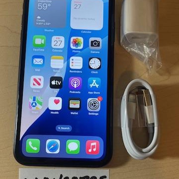 Apple iPhone Xr - Unlocked, 64 GB, Black, A1984