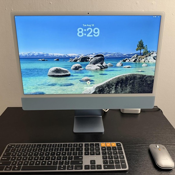 iMac 2021 24 inch - 256 GB, Blue, 16 GB, Apple M1