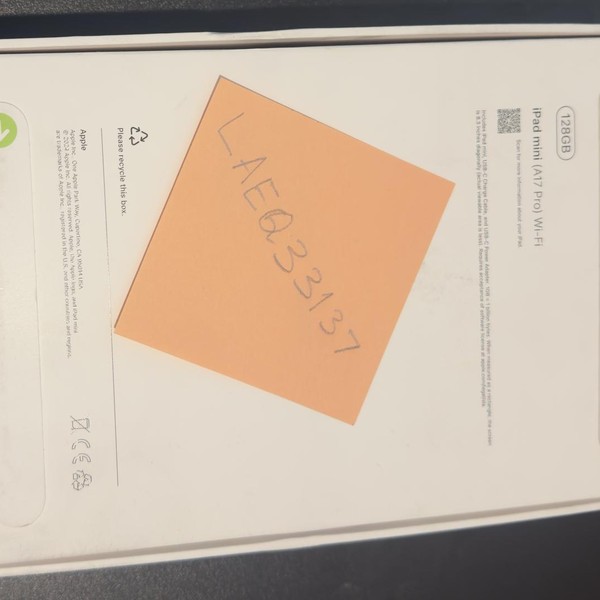 Apple iPad Mini (7th Gen) - Wi-Fi, 128 GB, Starlight, A2993