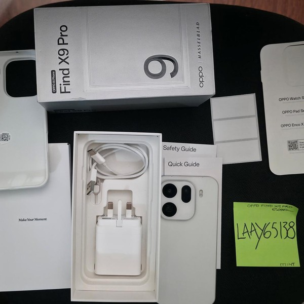 Oppo Find X9 Pro - Unlocked Non-US, 512 GB, Silk White, 16 GB