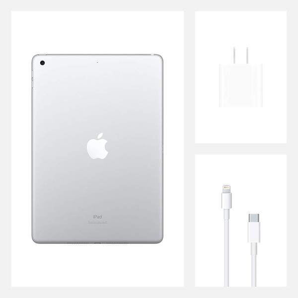 Apple iPad (8th Gen) - Unlocked, 128 GB, Silver, A2428