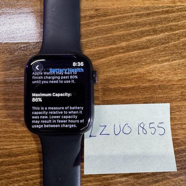 Apple Watch Series 7 45mm - T-Mobile, Black, A2477 - Cellular, Titanium