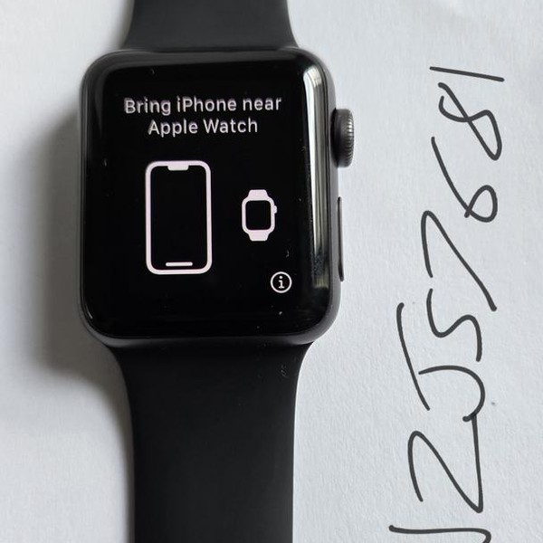 Apple Watch Series 3 38mm - Unlocked, Gray, A1860, Aluminum