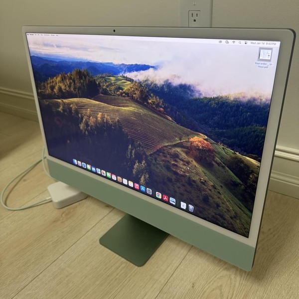 iMac 2021 24 inch - 256 GB, Green, 8 GB, Apple M1