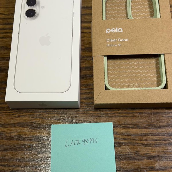 Apple iPhone 16 - Verizon, 128 GB, White, A3081