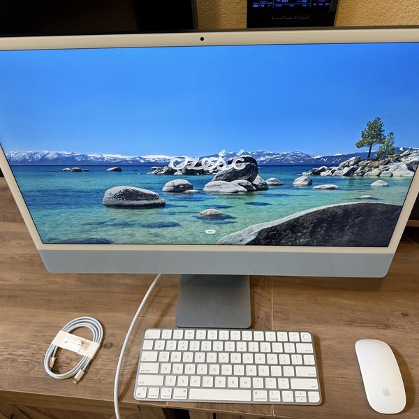 iMac 2021 24 inch - 256 GB, Blue, 8 GB, Apple M1