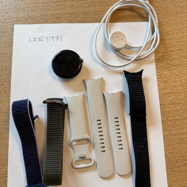 Google Pixel Watch 3 - Wi-Fi, Silver, 45mm, Wi-Fi