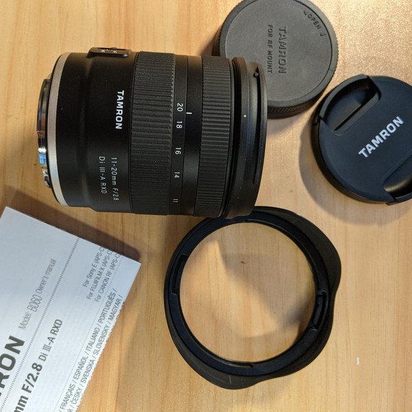 Tamron 11-20mm F/2.8 Di III-A RXD - Canon RF