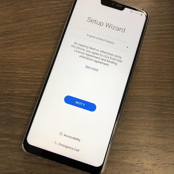 LG G7 ThinQ - T-Mobile, 64 GB, Gray, 4 GB, LM-G710TM
