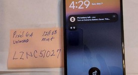 Good
													Google Pixel 6a - Unlocked, Charcoal, 128 GB, 6 GB, GX7AS, photo 4 of 5