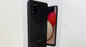 New
													Samsung Galaxy A02s - Metro by T-Mobile, Black, 32 GB, 2 GB, photo 1 of 3