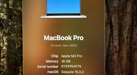 Mint
													MacBook Pro Late 2023 (M3) - 14" - Apple M3 Pro 11-core, Silver, 512 GB, 18 GB, 14-core GPU, photo 4 of 8