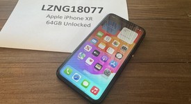 Good
													Apple iPhone Xr - Unlocked, Black, 64 GB, A1984, photo 1 of 4