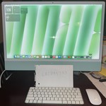 Good iMac 2021 24 inch - 256 GB, Green, 8 GB, Apple M1