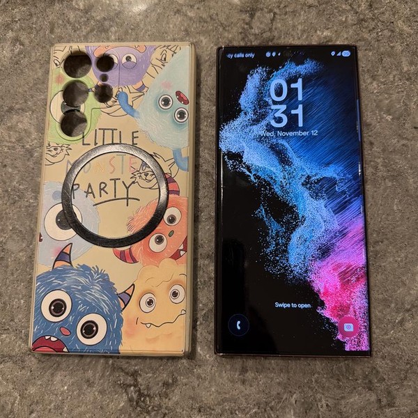 Samsung Galaxy S22 Ultra - T-Mobile, Burgundy, 256 GB, 12 GB, SM-S908U