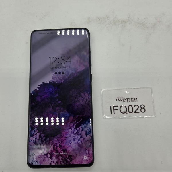 Samsung Galaxy S20 Plus 5G - Unlocked, 128 GB, Black, 12 GB, SM-G986U1