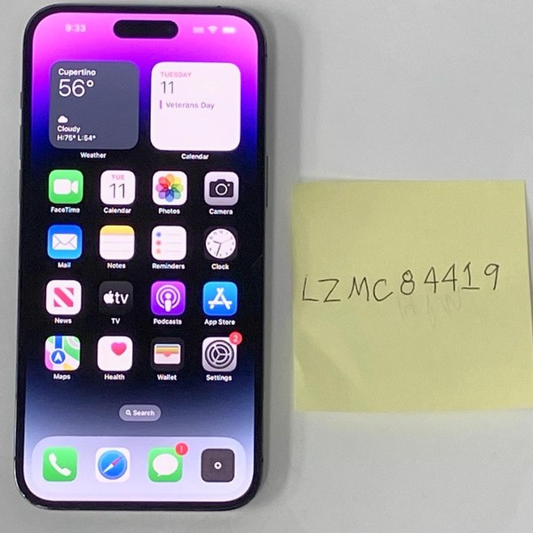 Apple iPhone 14 Pro Max - Verizon, 128 GB, Purple, A2651