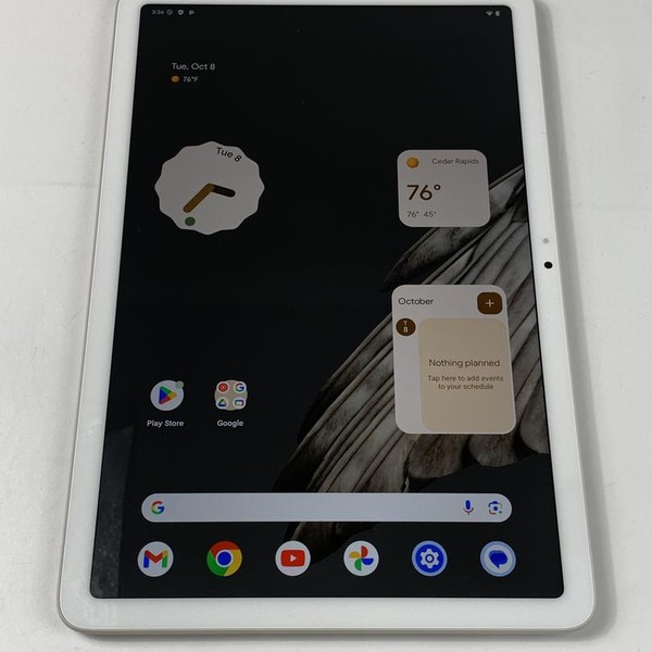 Google Pixel Tablet 11 inch - Wi-Fi, 128 GB, Porcelain, 8 GB, NO Dock