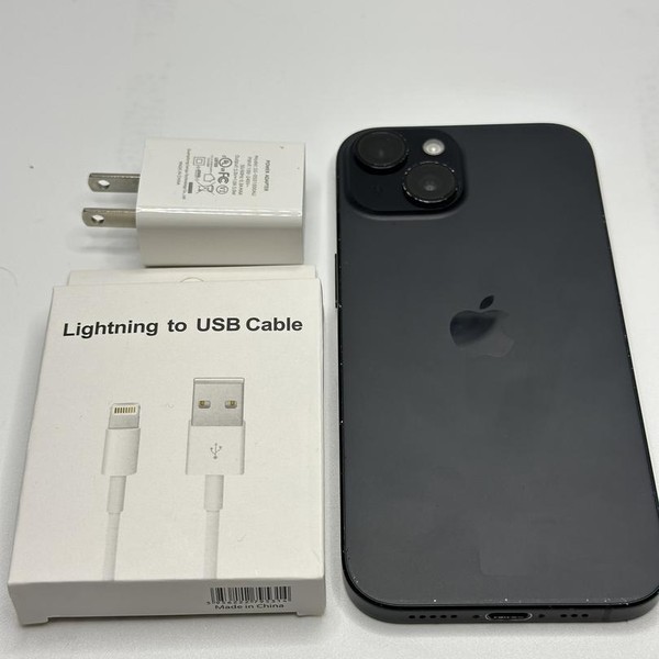 Apple iPhone 15 - Unlocked, 128 GB, Black, A2846