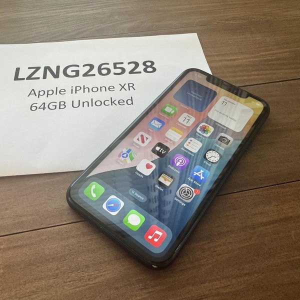 Apple iPhone Xr - Unlocked, 64 GB, Black, A1984